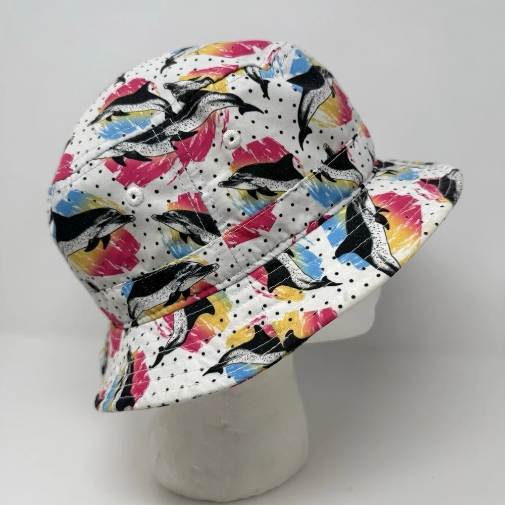 Original Chuck Bucket Hat Multicolored‎ Dolphin Size OSFA Fishing Outdoors
